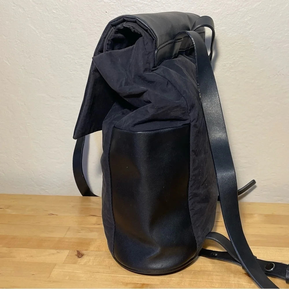 City DKNY small Tilly backpack leather and fabric